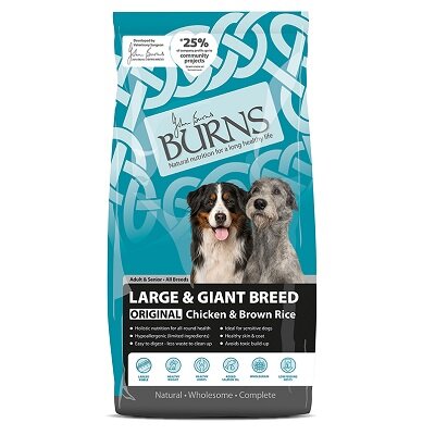 Burns Original Chicken & Brown Rice Large & Giant Breed Dog Food 12kg