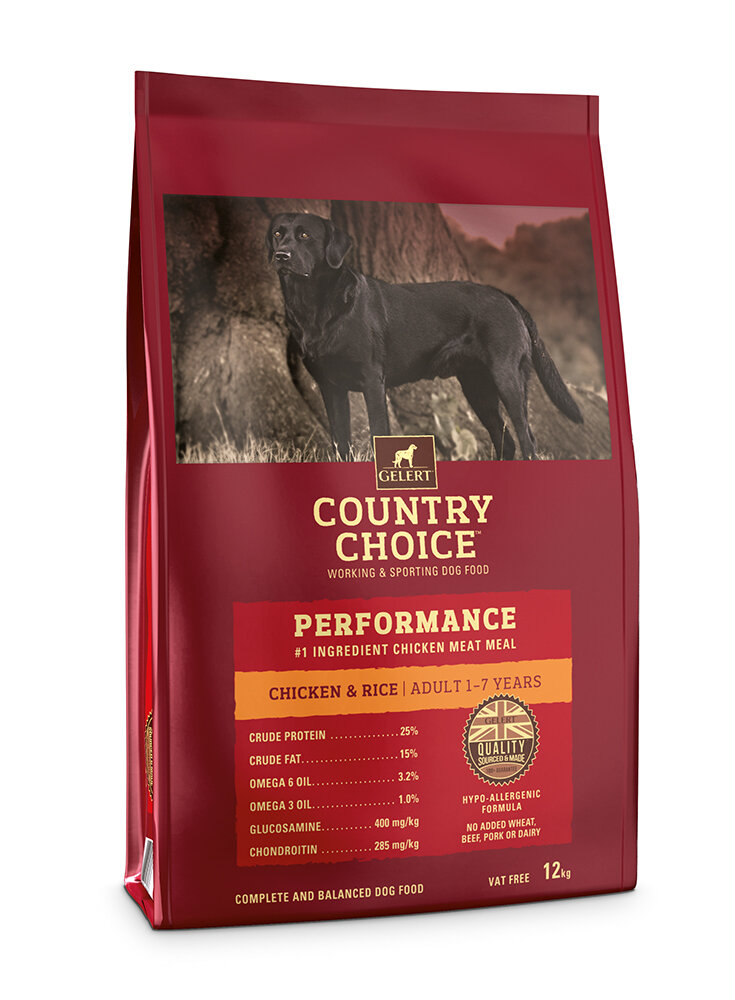 Gelert Country Choice Performance Chicken Adult Dog Food 12kg