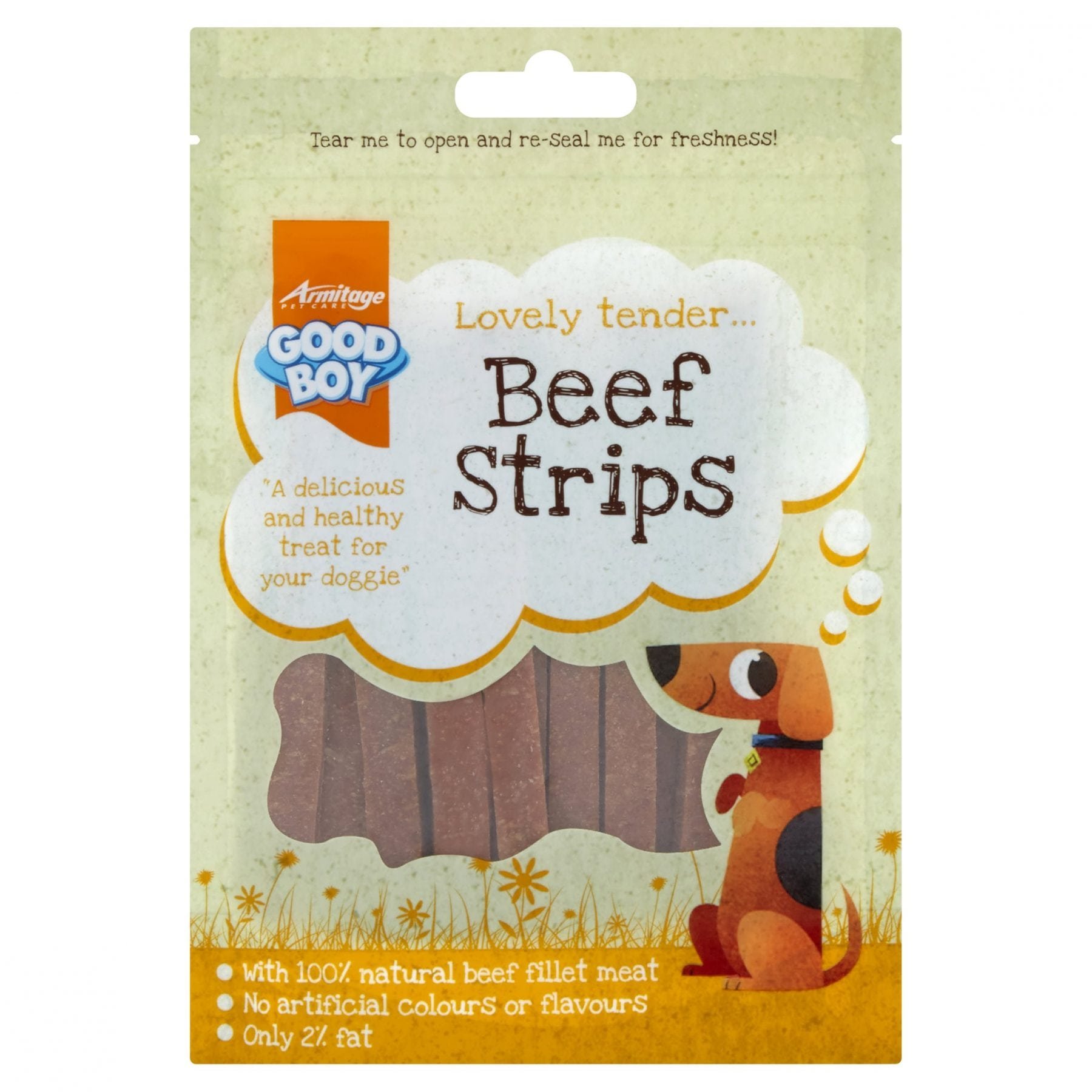 Good Boy Chewy Beef Strips 15 x 80g