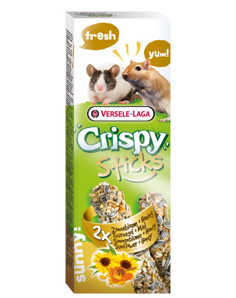 Versele Laga Crispy Sticks -  Gerbil & Mouse Sunflower Seed 8 x 110g