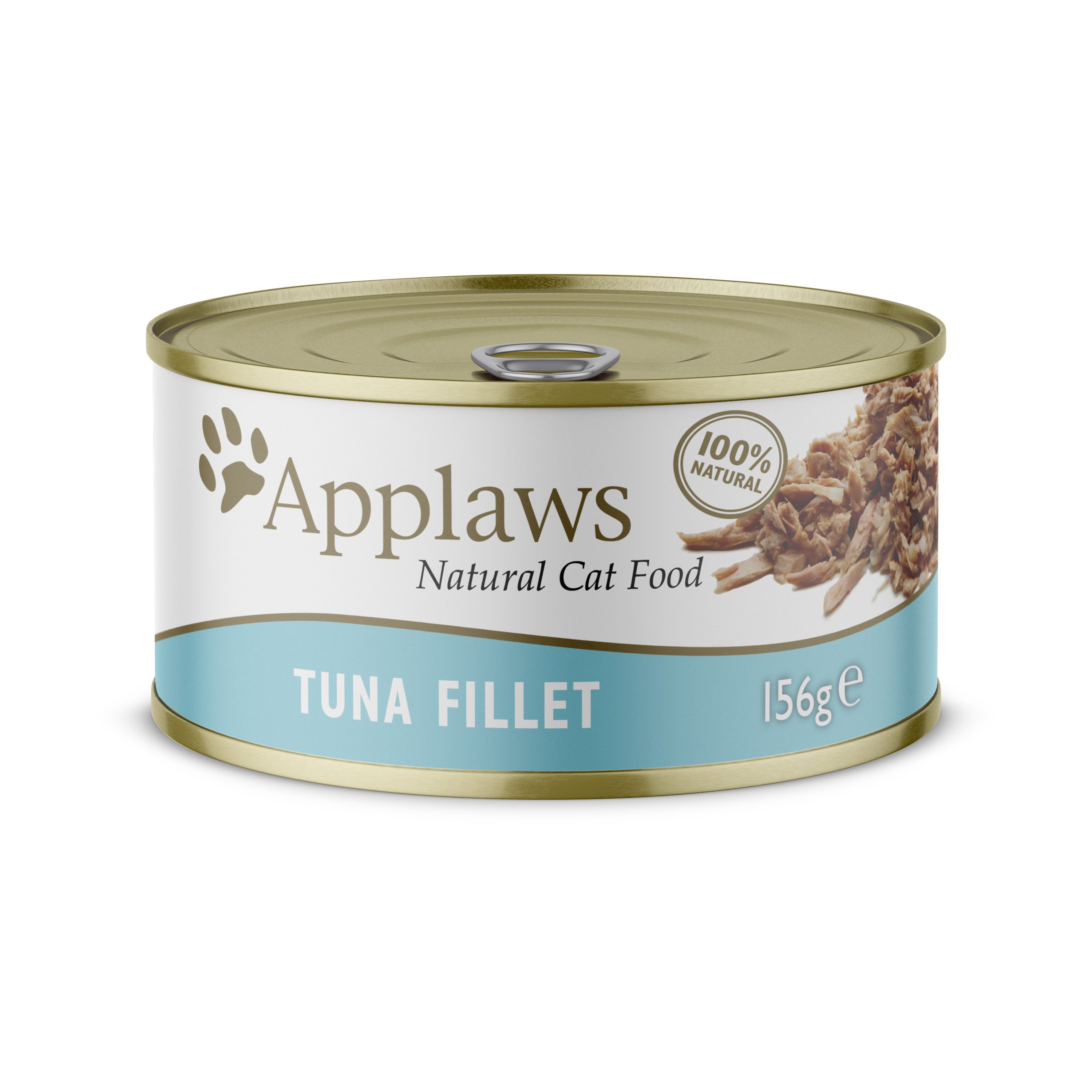 Applaws Cat Tuna Fillet in Broth Tins 24 x 156g