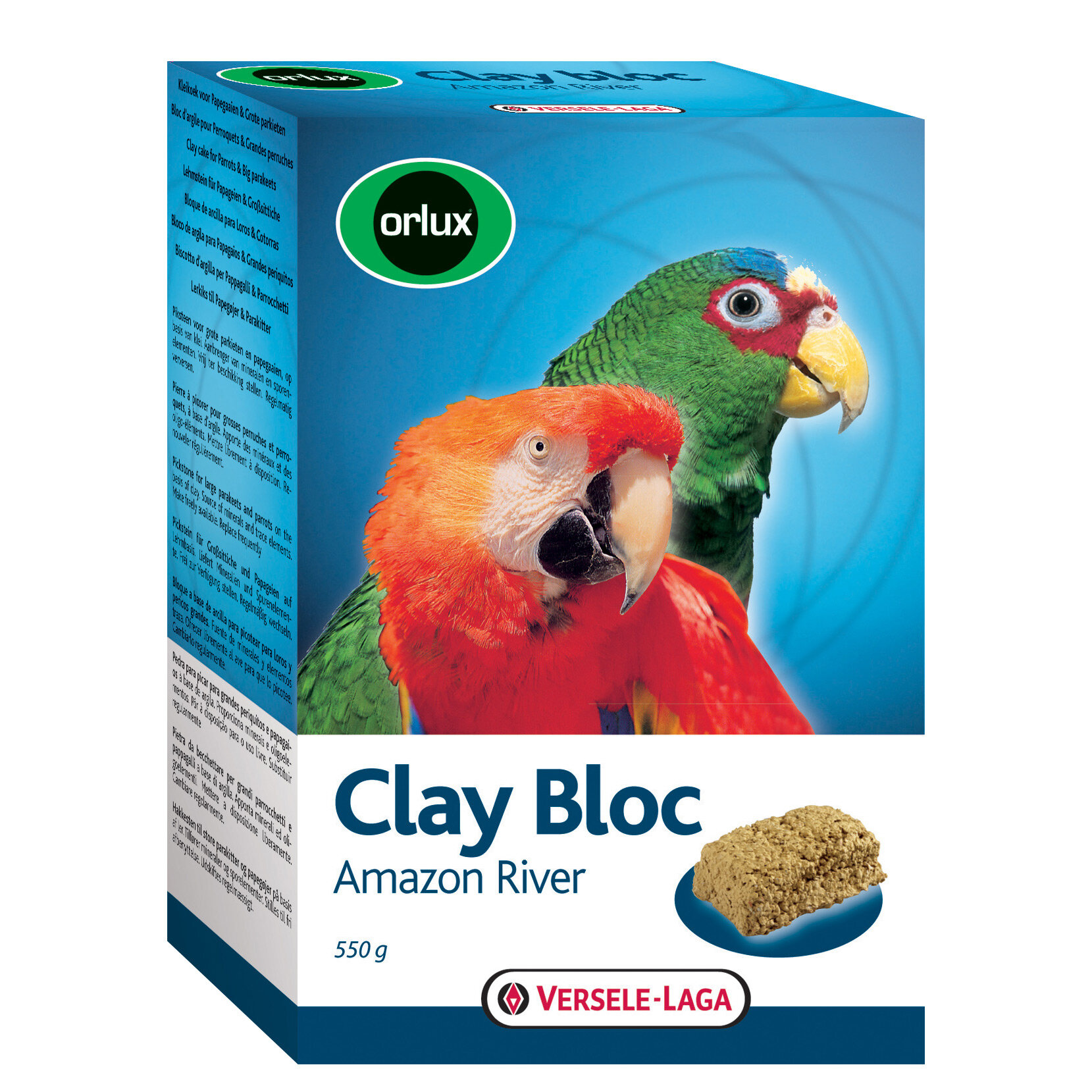 Versele Laga Orlux Clay Bloc Amazon River Bird Minerals  550g