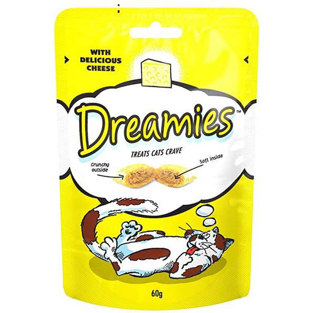 Dreamies Cheese Cat Treats 8 x 60g