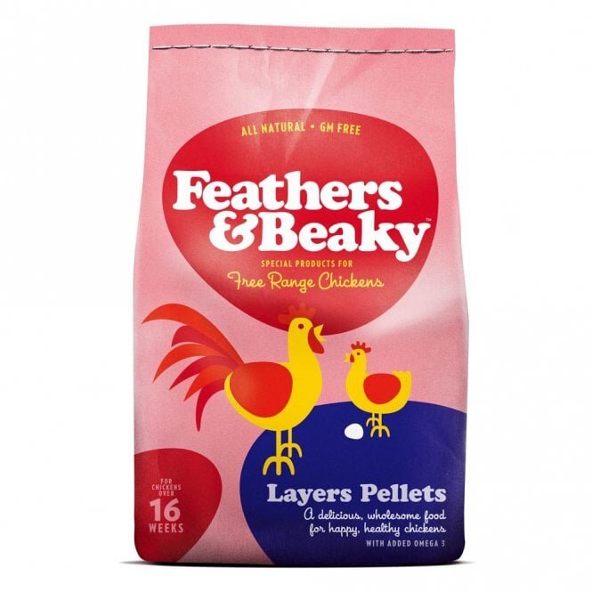 Feathers & Beaky Layers Pellets Poultry Food 15kg