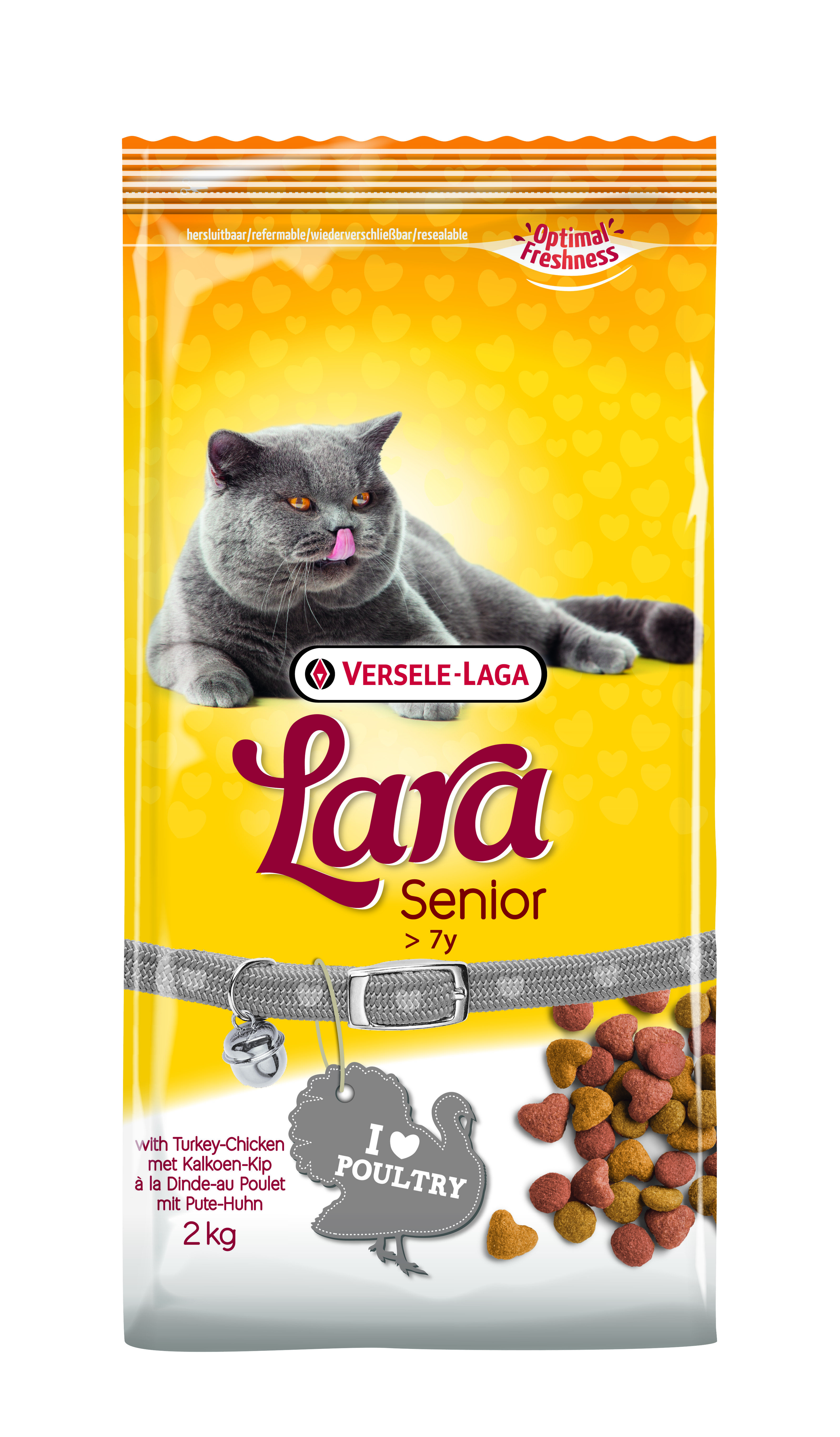 Versele Laga Lara Senior Cat Food 4 x 2kg