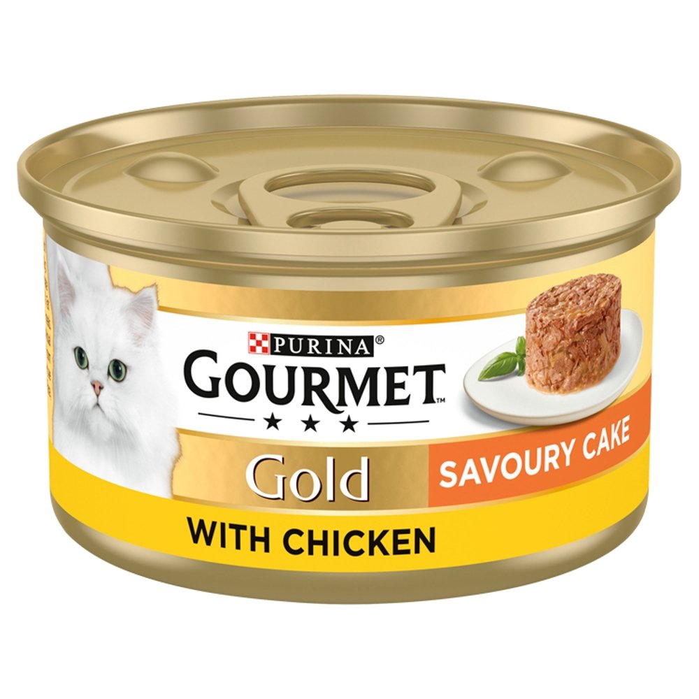 Gourmet Gold Savoury Cake Chicken 12 x 85g