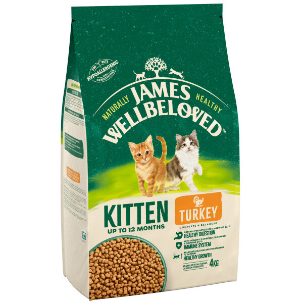 James Wellbeloved Kitten Turkey 4kg