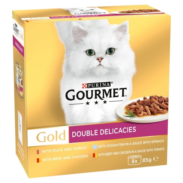 Gourmet Gold Double Delicacies 6 x 8 x 85g