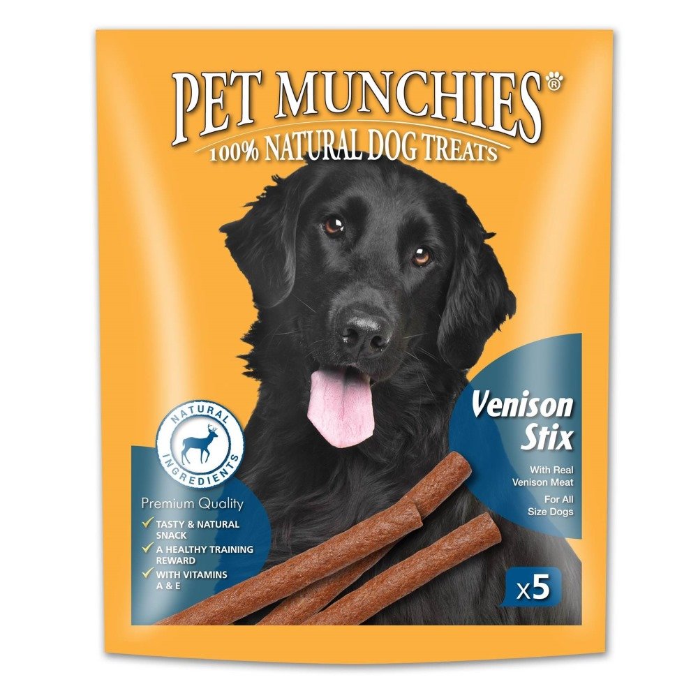 Pet Munchies Venison Stix Dog Treats 10 x 50g