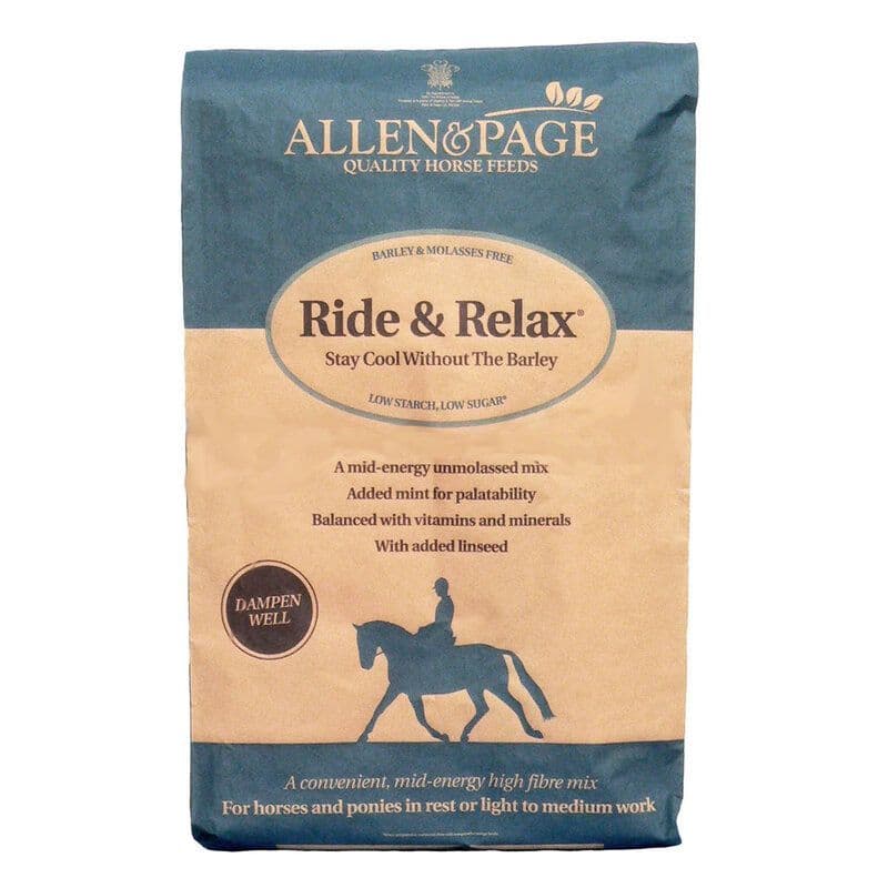 Allen & Page Ride & Relax Horse Feed 20kg