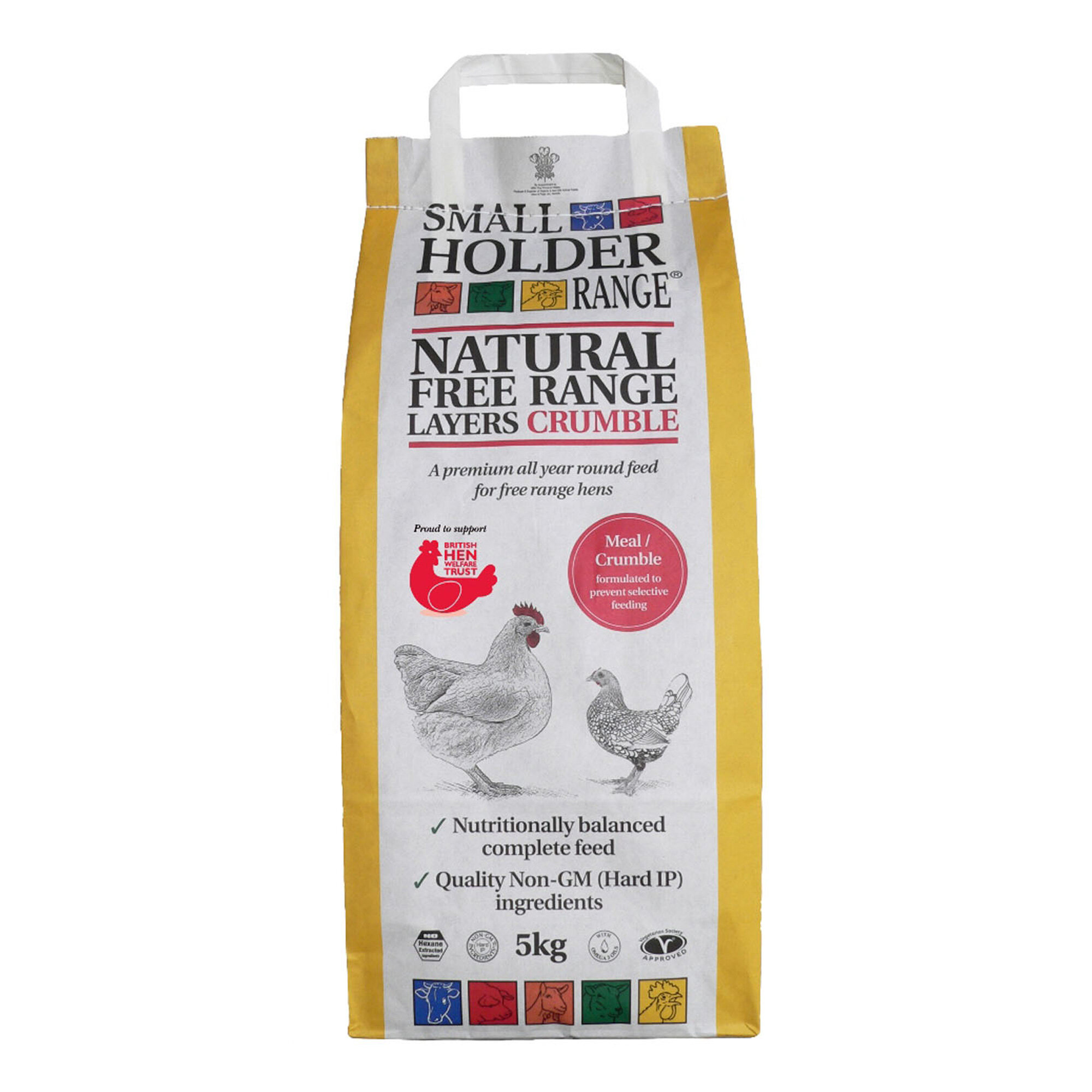 Allen & Page Small Holder Range Natural Free Range Layers Crumble Poultry Food 5kg