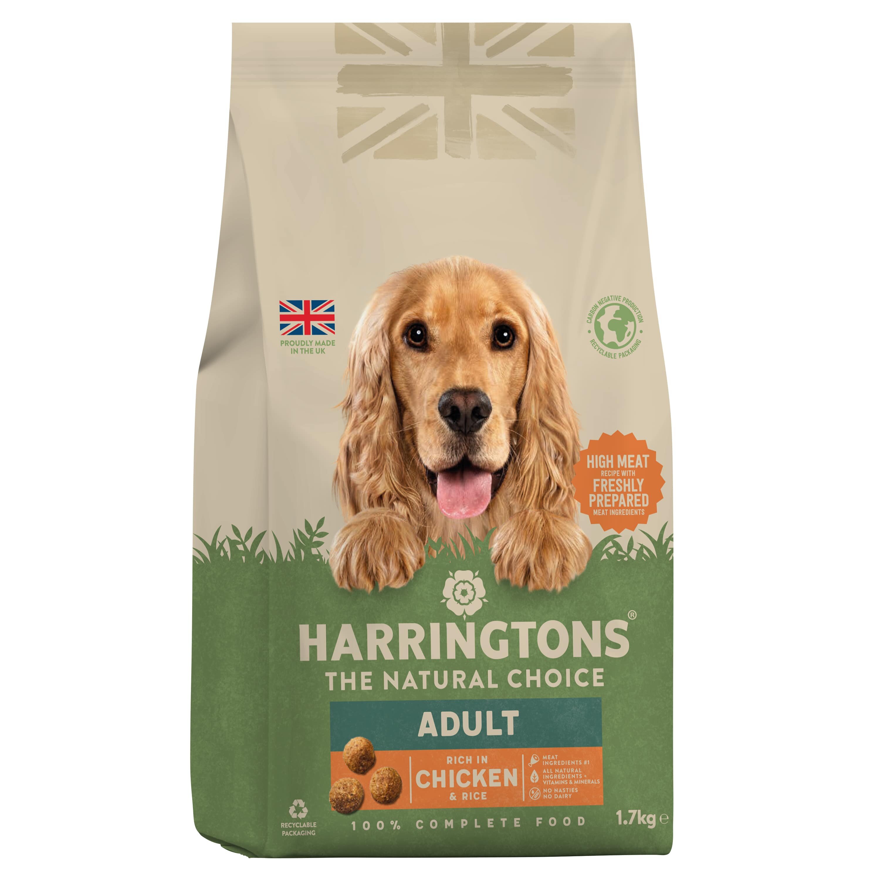 Harringtons Adult rich in Chicken & Rice 4 x 1.7kg