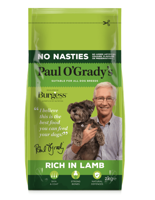 Burgess Paul O'Grady No Nasties Rich in Lamb Adult Dog Food 4 x 2kg