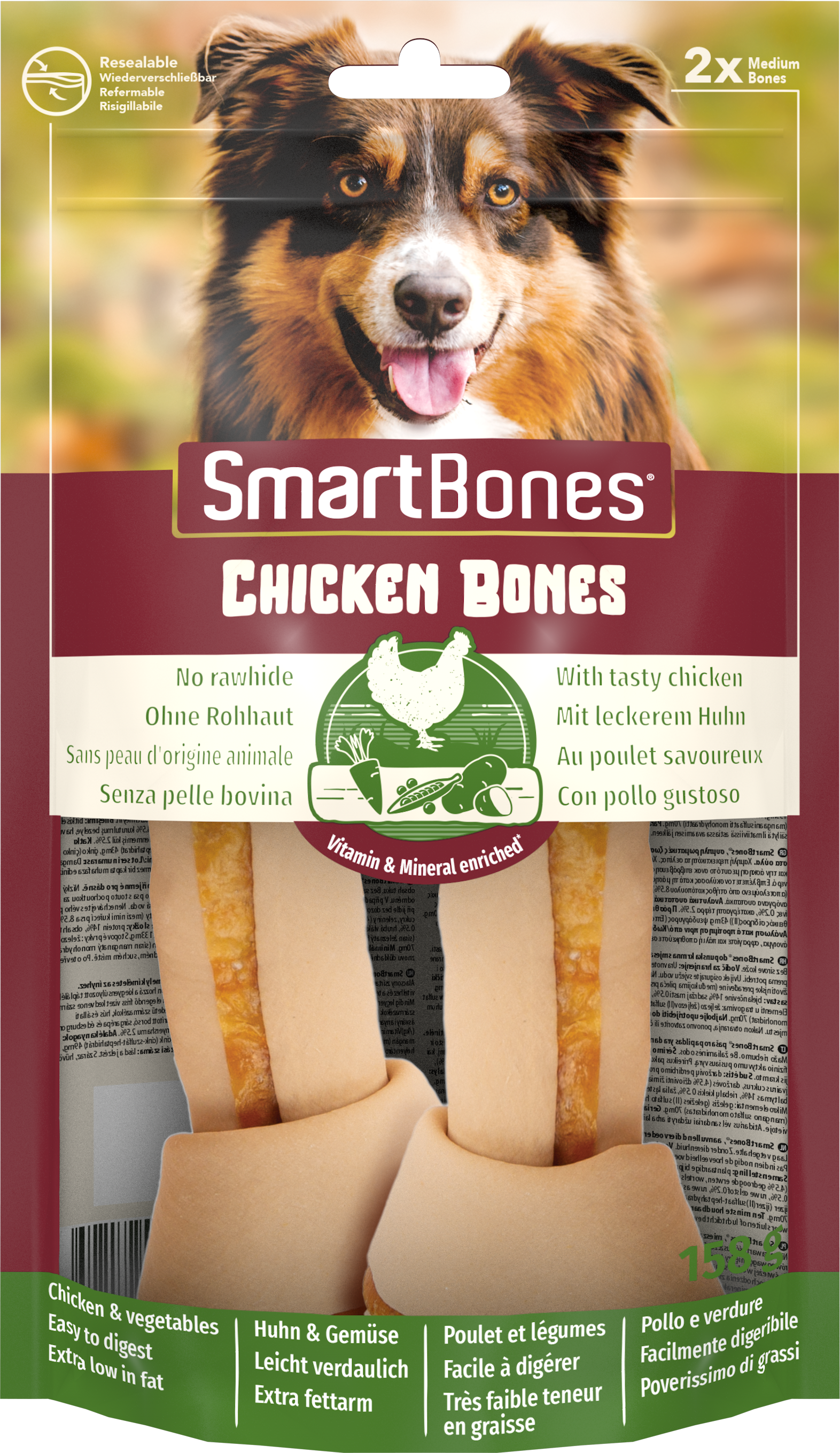 SmartBones Chicken Medium Dog Treats 7 x 2 Pieces
