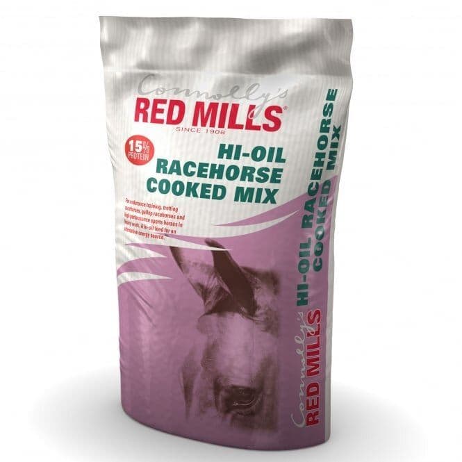 Connolly's Red Mills HiOil Cooked Racehorse Mix 15% Horse Feed 25kg