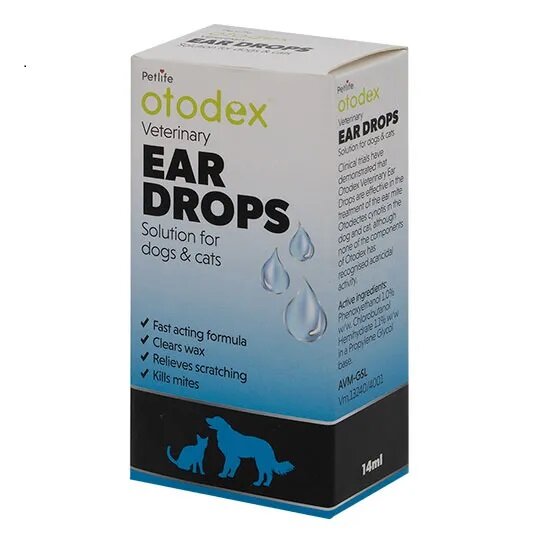 Harkers Otodex Ear Drops 14ml