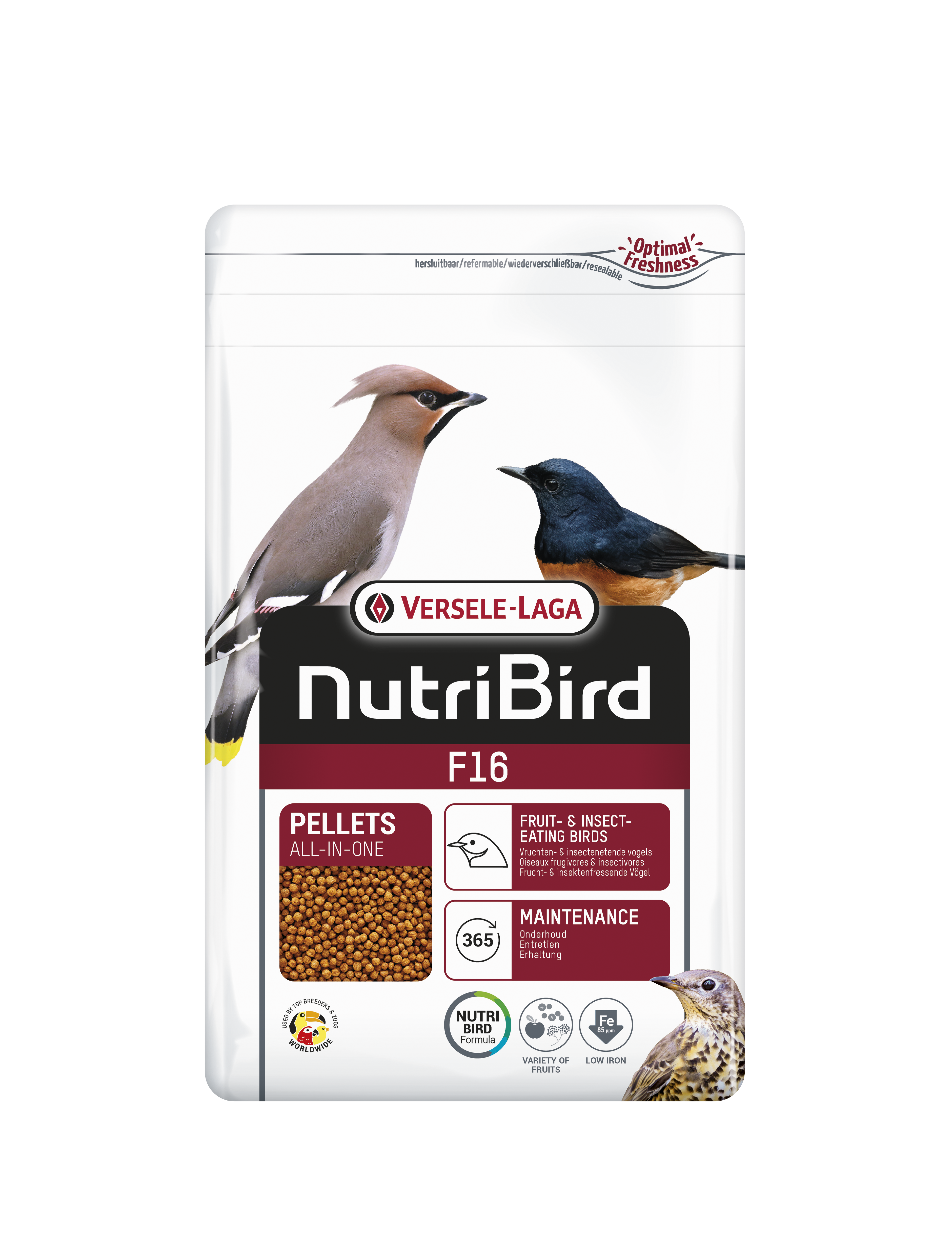 Versele Laga NutriBird F16 Complete Bird Feed  800g