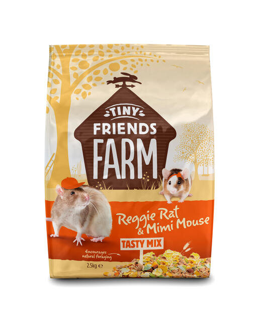 Tiny Friends Farm Reggie Rat & Mimi Mouse Food 2.5kg
