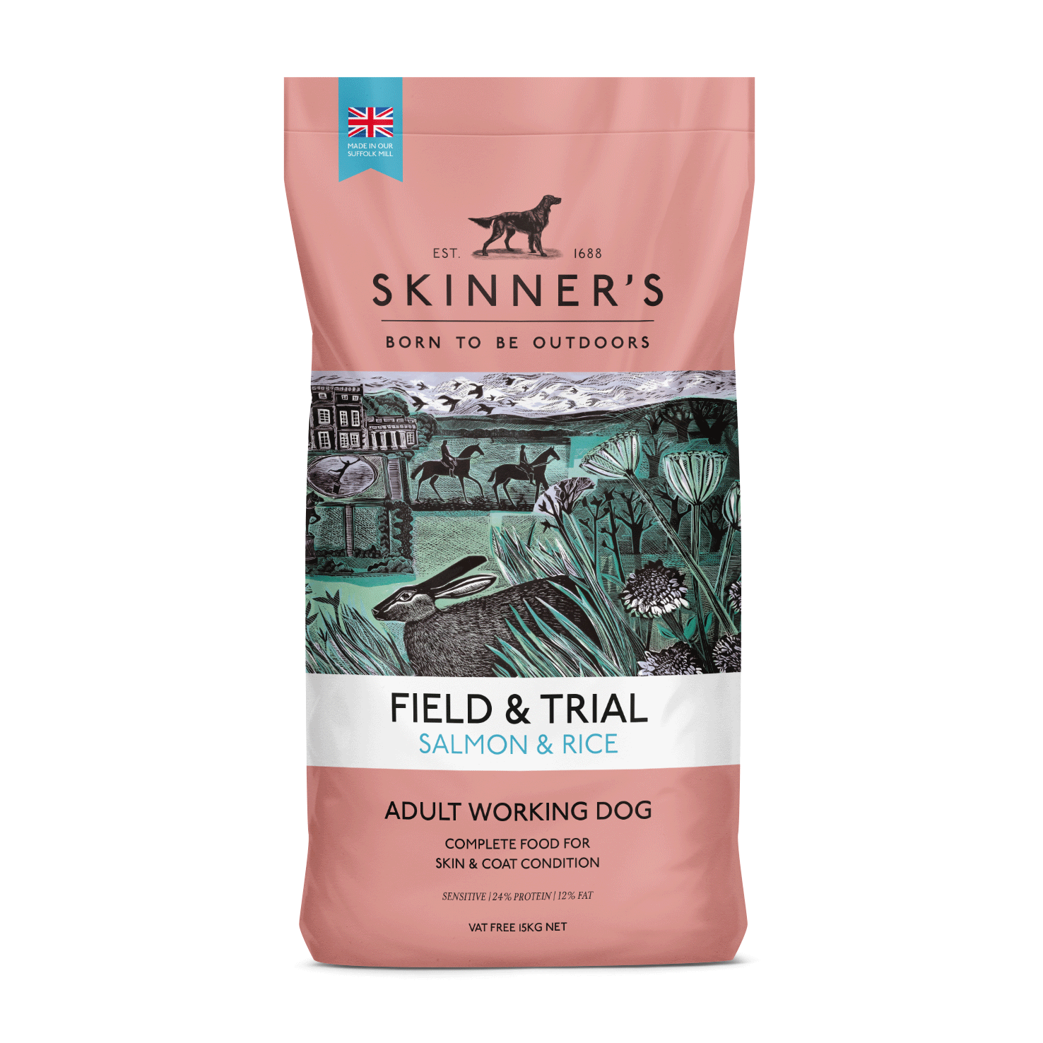 Skinners Field & Trial Adult Salmon & Rice 15kg