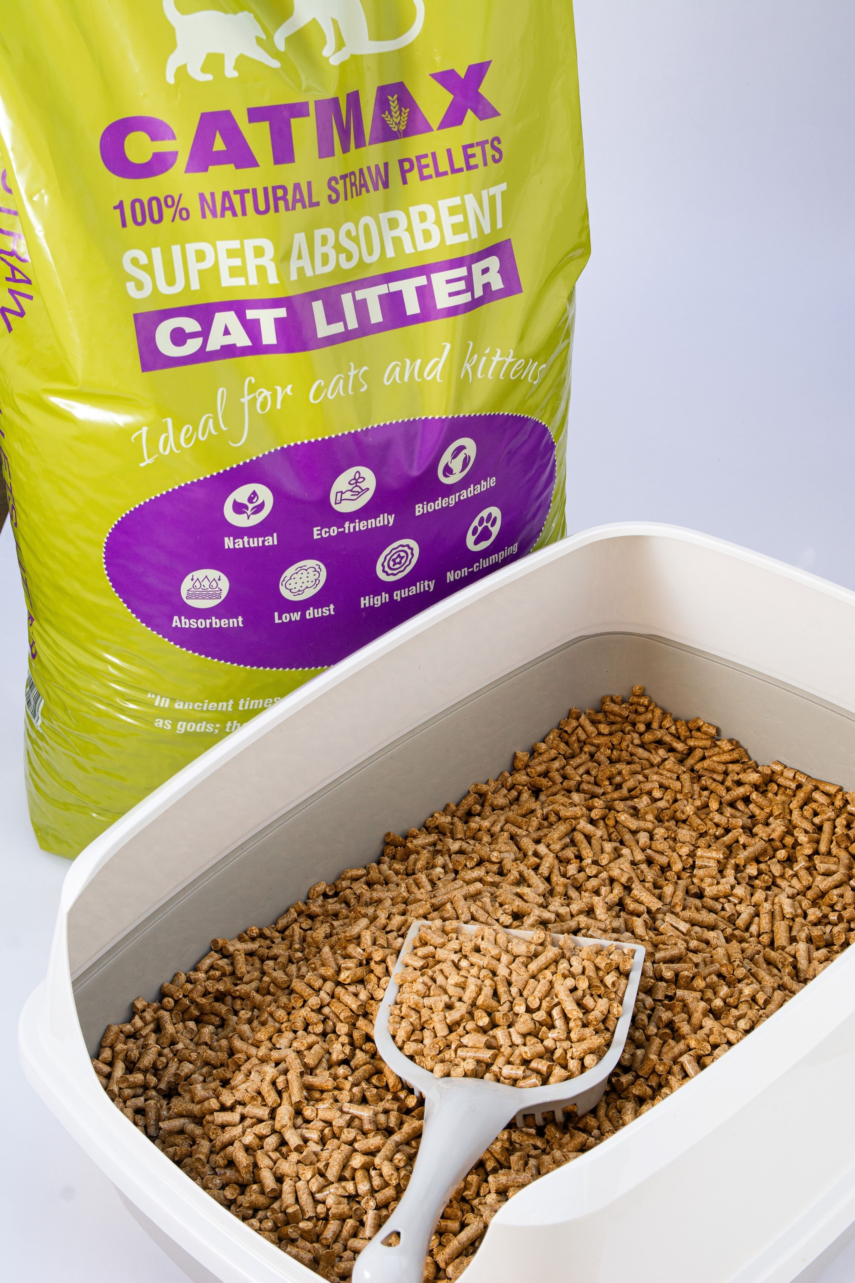 Bedmax Catmax Straw Pellet Cat Litter