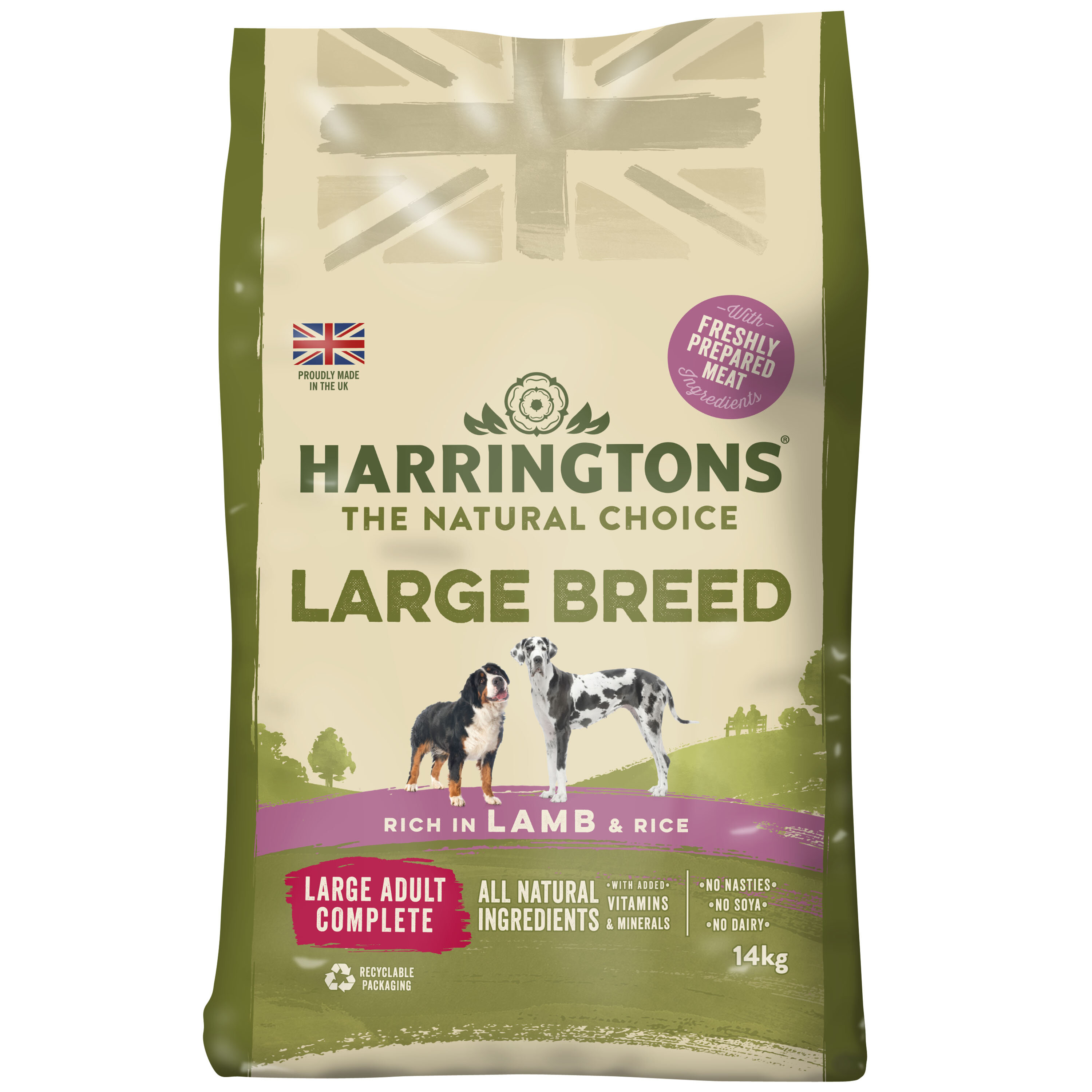 Harringtons Large Breed rich in Lamb & Rice 14kg