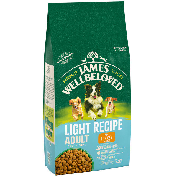James Wellbeloved Adult Light Turkey & Rice 12.5kg