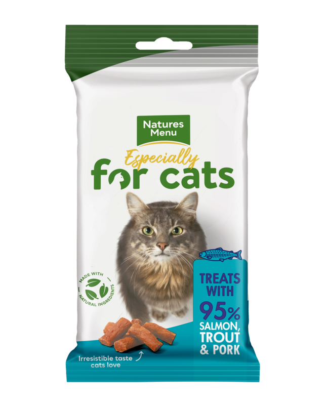 Natures Menu Salmon & Trout Cat Treats 12 x 60g