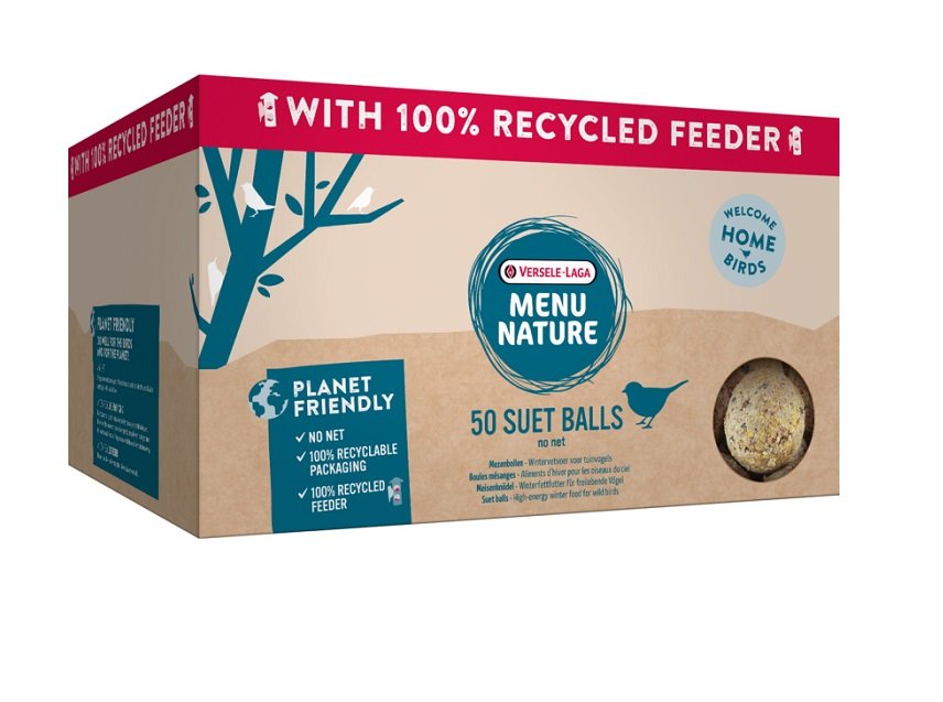 Versele Laga Menu Nature Suet Balls No Nets x 50 + Feeder