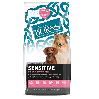 Burns Sensitive with Duck & Brown Rice Dog Food 12kg
