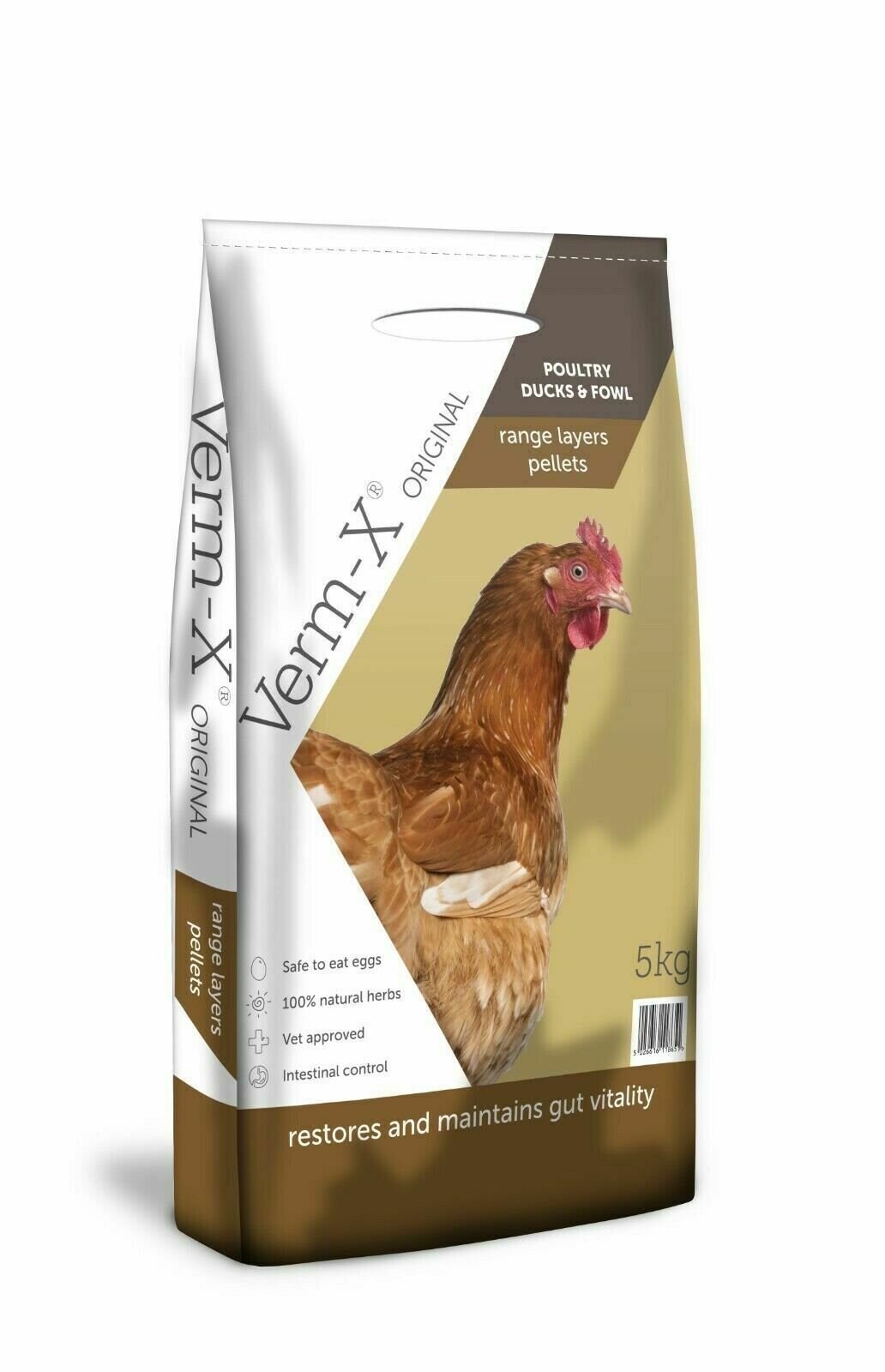 Verm X Layers Pellets with Verm-X Poultry Food 5kg