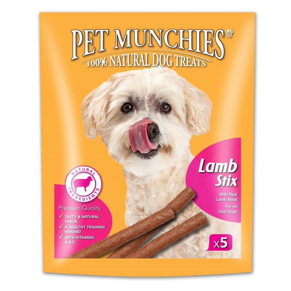 Pet Munchies Lamb Stix Dog Treats 10 x 50g