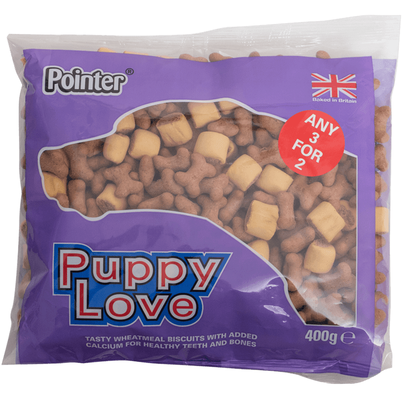 Pointer Puppy Love Puppy Treats 6 x 400g