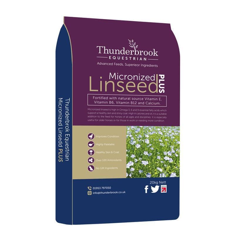 Thunderbrook Micronized Linseed Plus Horse Feed 20kg