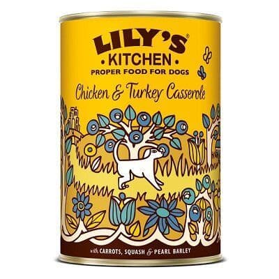 Lily's Kitchen Slow Chicken & Turkey Casserole Tins 6 x 400g