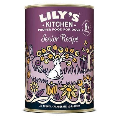 Lily's Kitchen Senior Recipe Turkey Dog Tins 6 x 400g