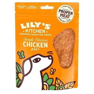 Lily's Kitchen Simply Glorious Chicken Jerky Dog Treats 8 x 70g