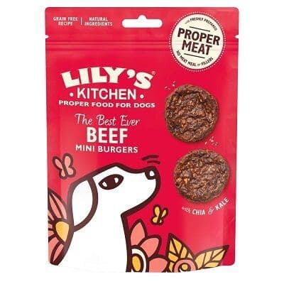 Lily's Kitchen The Best Ever Beef Mini Burgers Dog Treats 8 x 700g