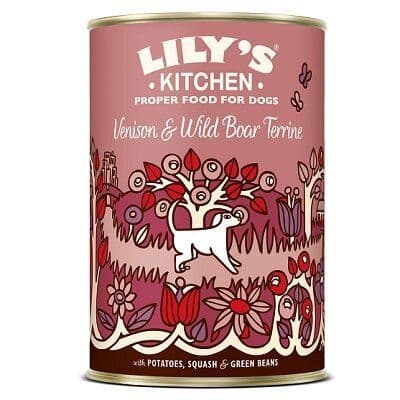 Lily's Kitchen Venison & Wild Boar Terrine Tins 6 x 400g