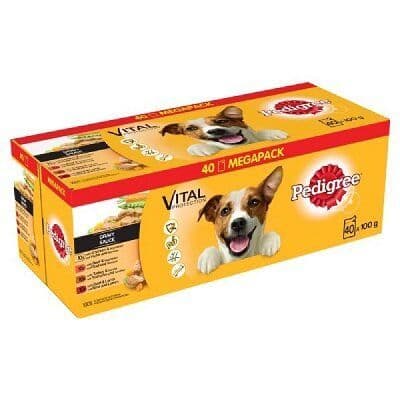 Pedigree Pouches Mixed Selection in Gravy 40 x 100g Mega Pack