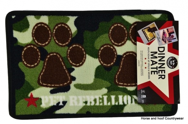 Pet Rebellion Camouflage Food Mat