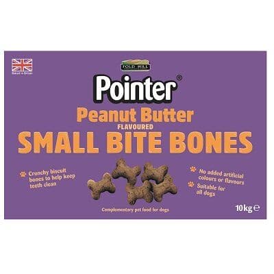 Pointer Small Bite Peanut Butter Flavoured Bones 10kg