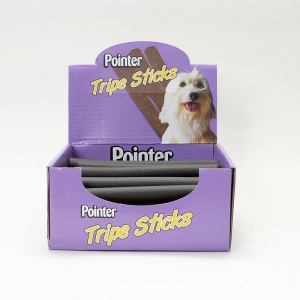 Pointer Tripe Stick Dog Treats x 50