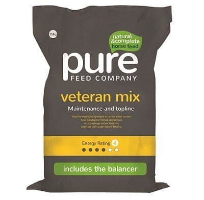 Pure Feed Company Pure Veteran Mix Horse Feed 15kg
