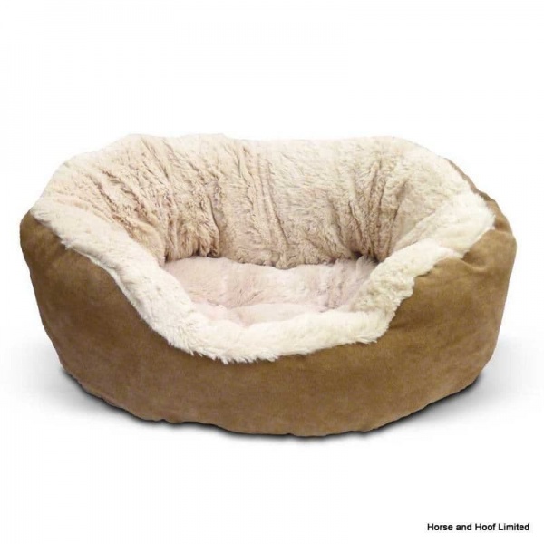 Rosewood 40 Winks Tan Faux Suede Dog Bed