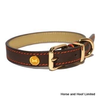 Rosewood Lux Leather Dog Collar