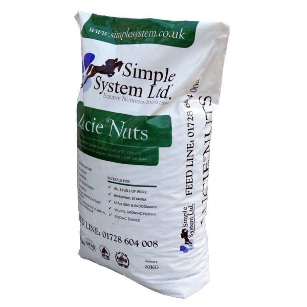 Simple System Lucie Nuts Lucerne Nuts Horse Feed 20kg