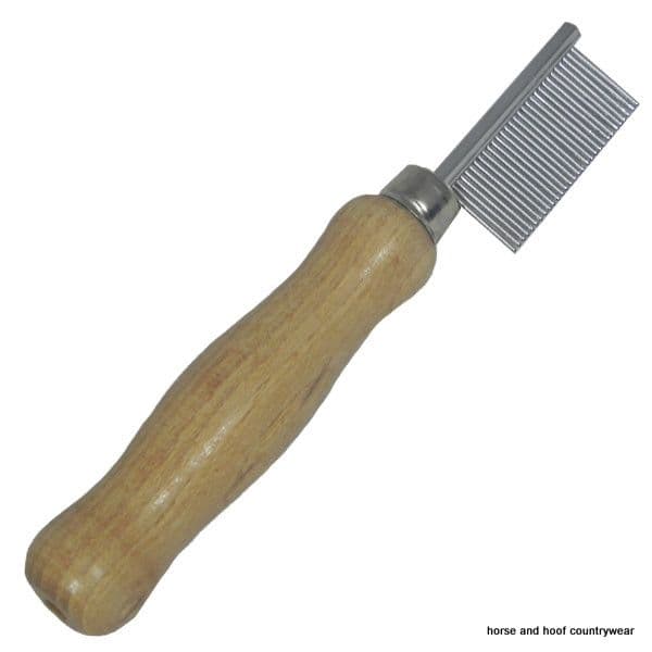 Smart Grooming Quarter Marking Comb Wooden Handle