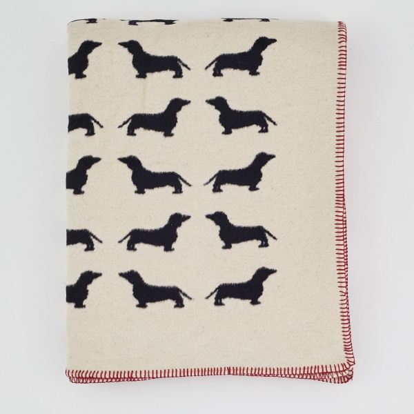 The Labrador Company Blanket - Black Dachshund