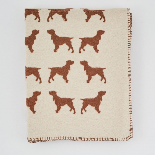 The Labrador Company Blanket - Brown Spaniel