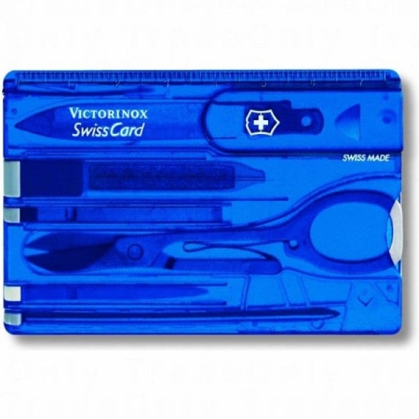 Victorinox Swiss Card Jelly-Blue